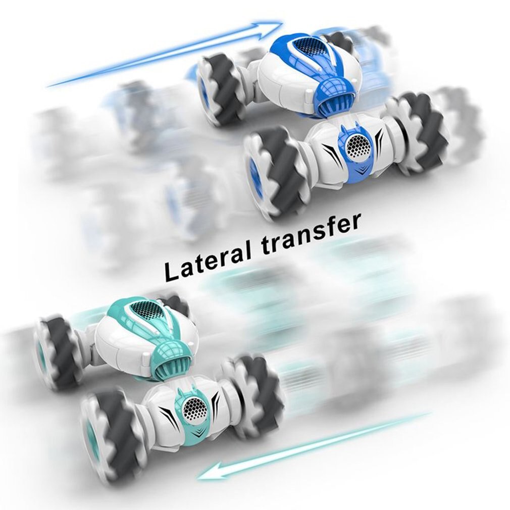 2,4G Mini Fernbedienung RC Auto Rolle rotierend Doppel-Seite Kunststück Geste Induktion Verdrehen Drift aus-Straße autos Tanzen Fahren Auto