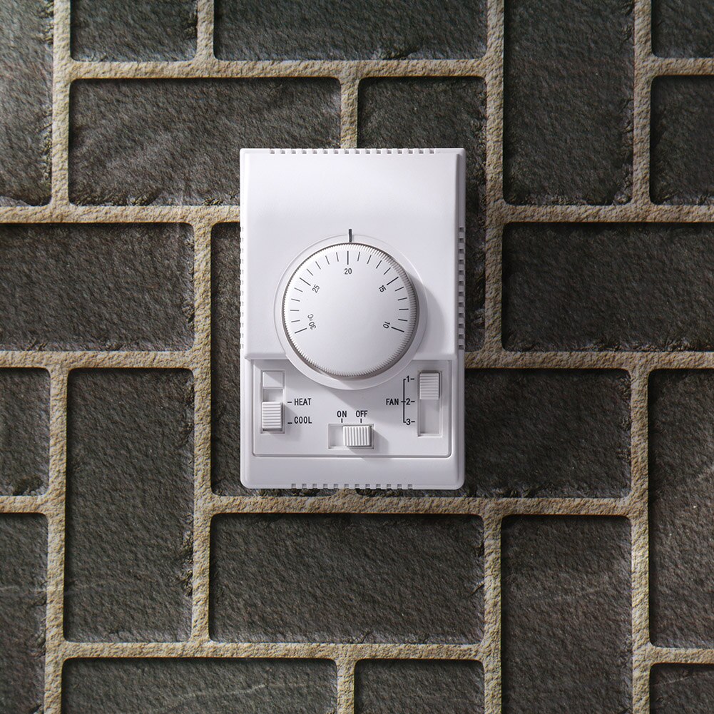 Thermostat Control Switch Temperature Controller Central Air Conditioner Fan Coil Temperature Device