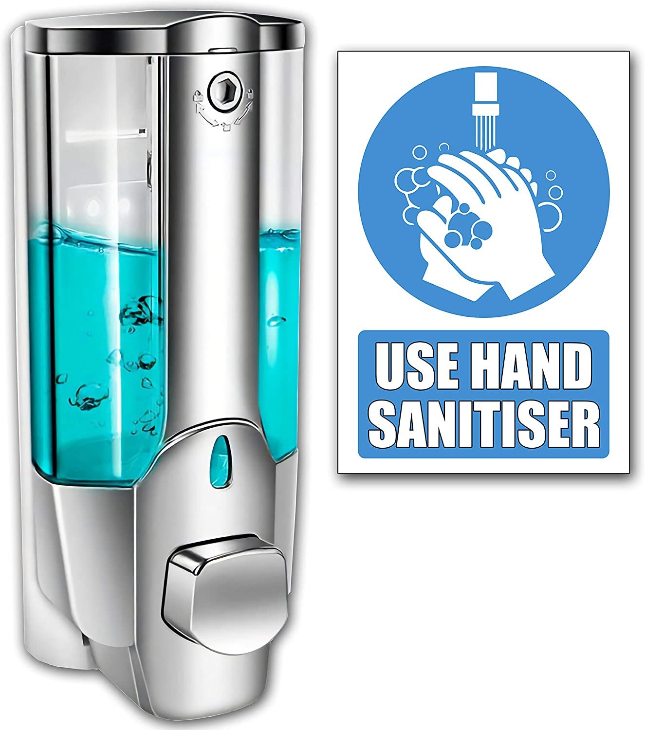 Plastic Badkamer Zeepdispenser Handleiding Wandmontage Shampoo Opslag Vloeibare Lotion Pomp Gebruik Hand Sanitiser Zeepdispenser