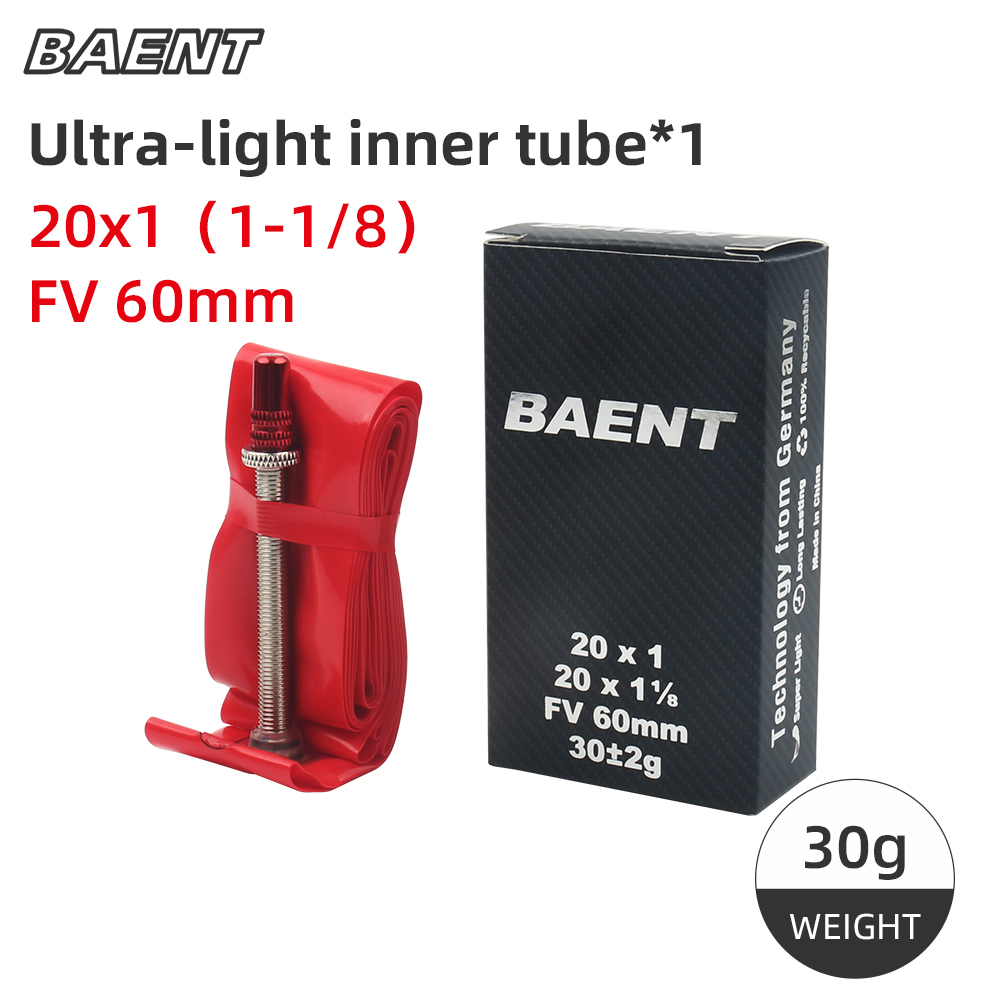 Small Wheel/Folding Bike Ultralight Inner Tube 14/16*1.2/1.75 ,16*1-3/8, 20*1.2/1.75,20*1,20*1-1/8 48/60MM FV Bicycle Inner Tube: Dark Grey / 1.5-1.75"
