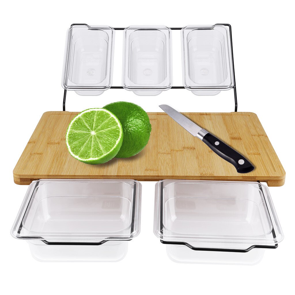Multi-functional Cutting Board With Trays Vegetable Meat Tools Kitchen Accessories Chopping Board Kitchen Organizer cutting tool