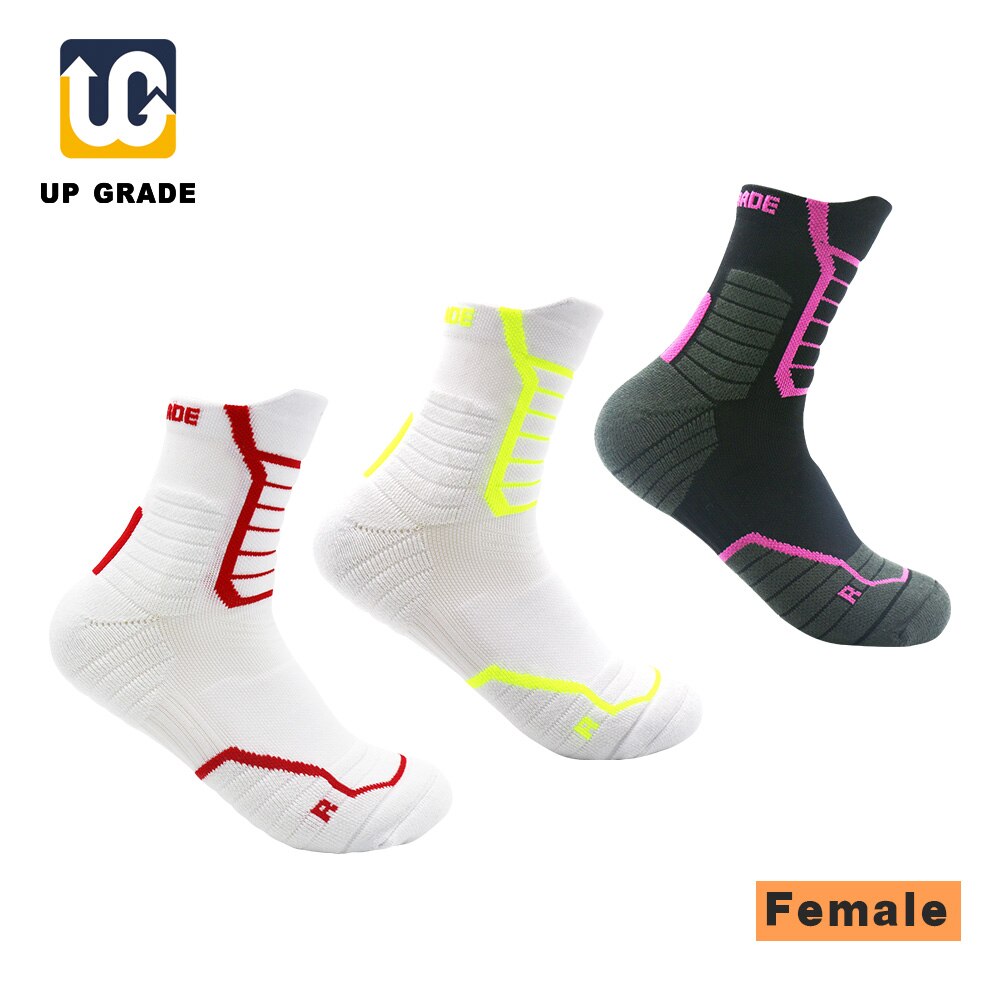 Ugupgrade camping vandring sportstrumpor 90%  nylon klättring cykling löpning kompression herr chaussette cyclisme voetbalsokken