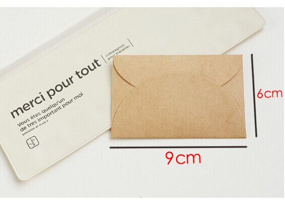 50pcs/lot Handmade Mini Craft Blank Paper Envelopes DIY Multifunction Envelope for Card Storage