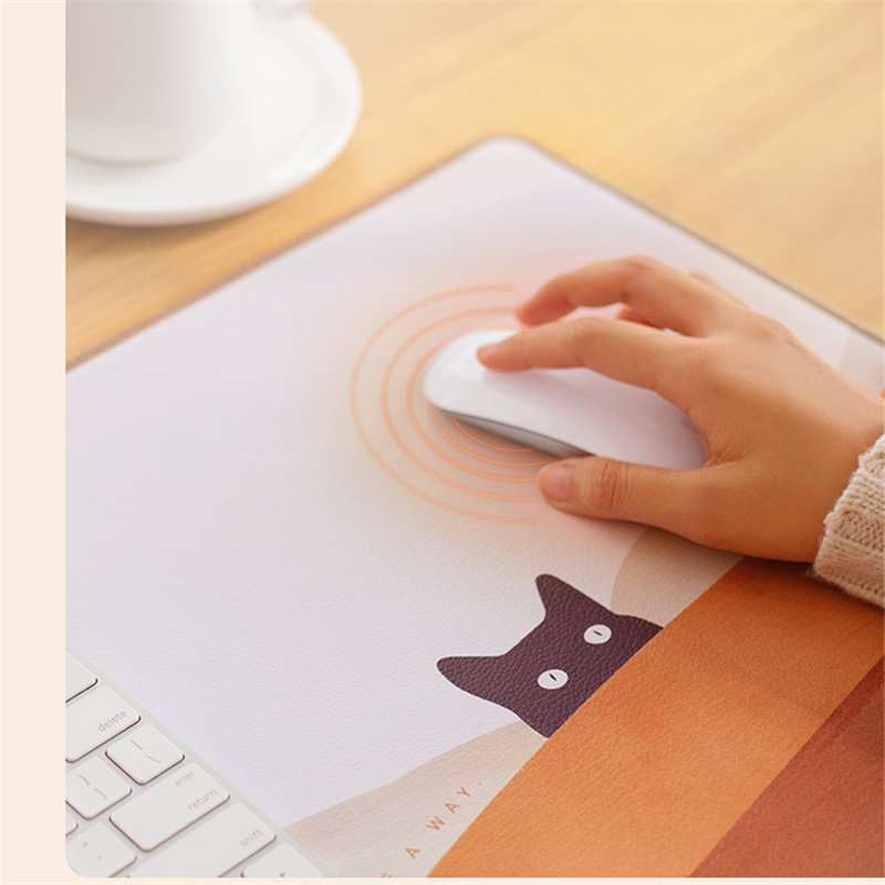 Tapis chauffant électrique Intelligent pour bureau et maison, tapis de souris chauffant pour la sieste d&#39;hiver