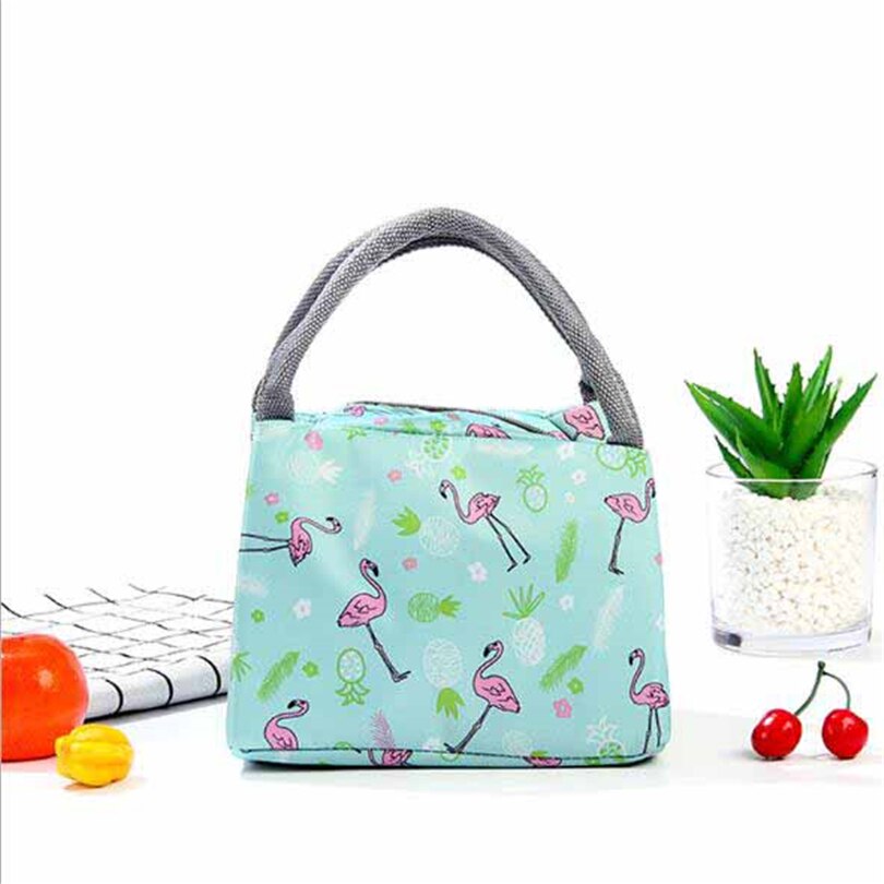 Portable Insulated Thermal Cooler Bento Lunch Box Tote Picnic Storage Bag Pouch Lunch Bags Icepack Container School Food Bags: Green