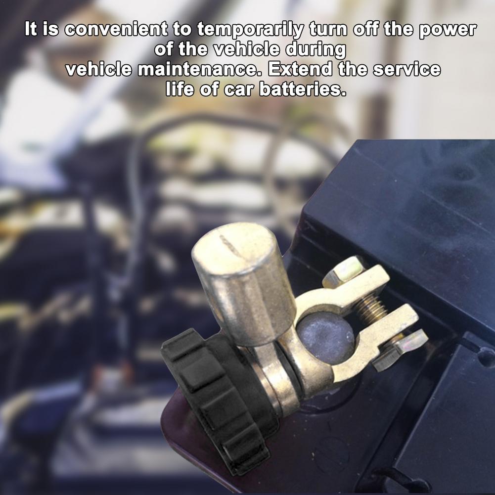 Copper Plated Battery Terminal Link Switch Quick Cut-off Disconnect Isolator Switch Auto Car Accessories