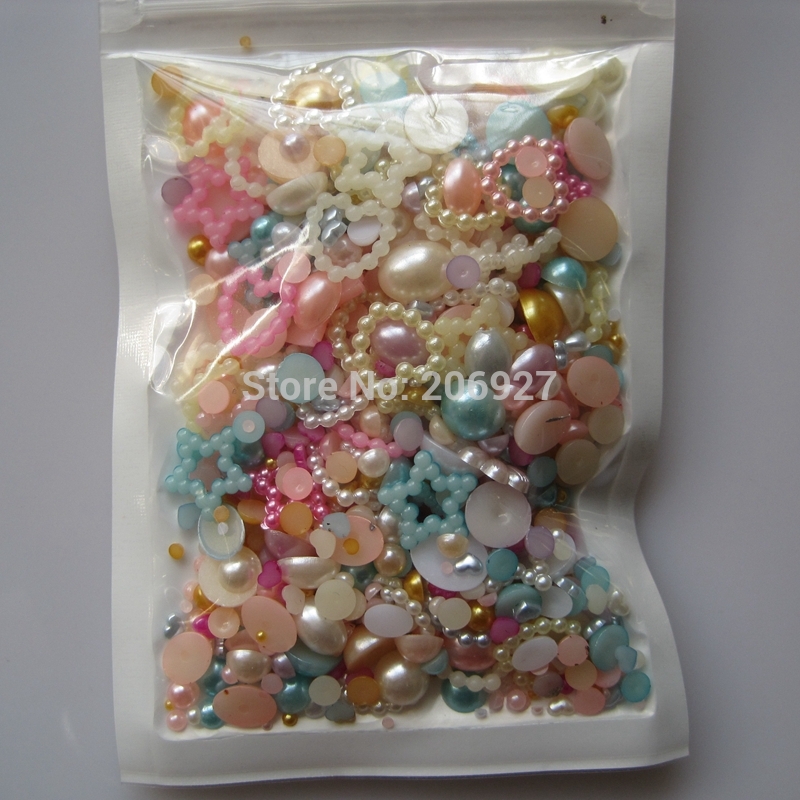 #87 mix bag 20g/bag All Mix Pearls Nail Art Decoration Nail Art Mix Decoration