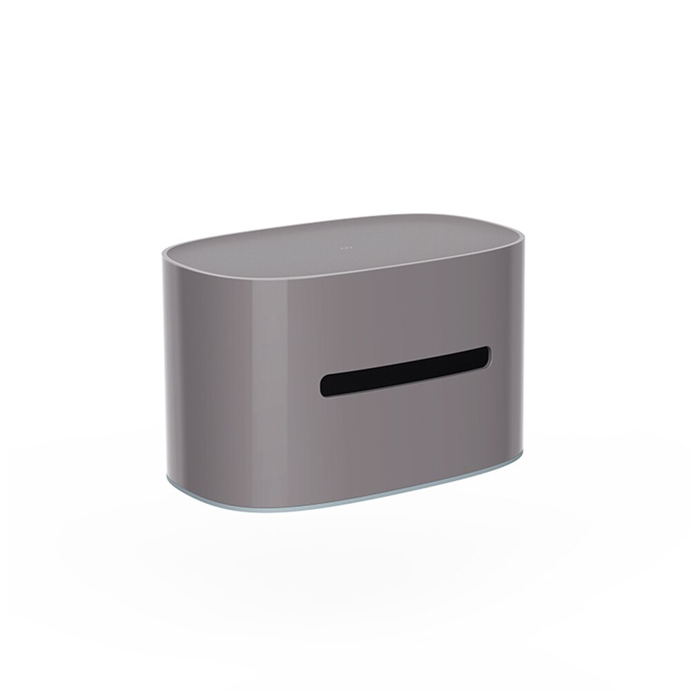 Caja para pañuelos sencilla, contenedor de papel tisú para el hogar y la sala de estar, caja protectora de papel, recipiente de servilleta, estuche protector, Decoración de mesa: Grey