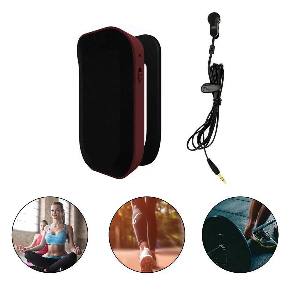 Moniteur de variabilité de fréquence cardiaque Bluetooth pince d'oreille marron capteur de fréquence cardiaque HRV moniteur téléphone Mobile moniteur de fréquence cardiaque en temps réel