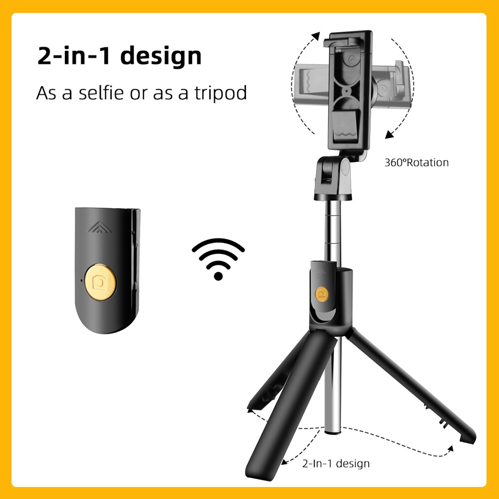 K10 kabellose, ausziehbare bluetooth-selfie-sticks mit stativfunktion und auslöser für iphone und xiaomi iphone mini