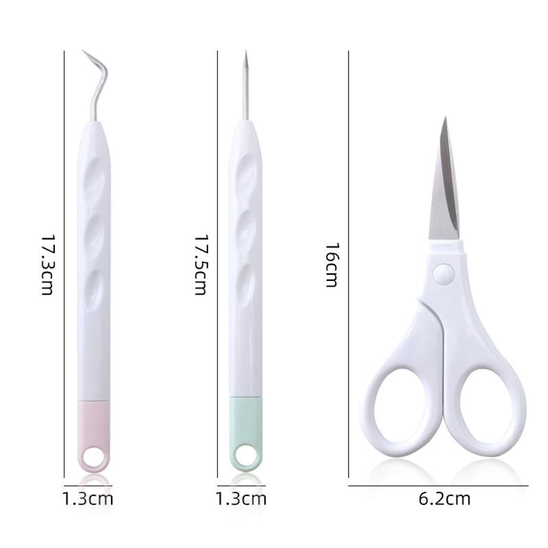 Vinyl Weeding Tools Set, Weeding Tool For Vinyl With Hook Weeder, Piecing Tool Vinyl, Starter Tool For Cricut Joy