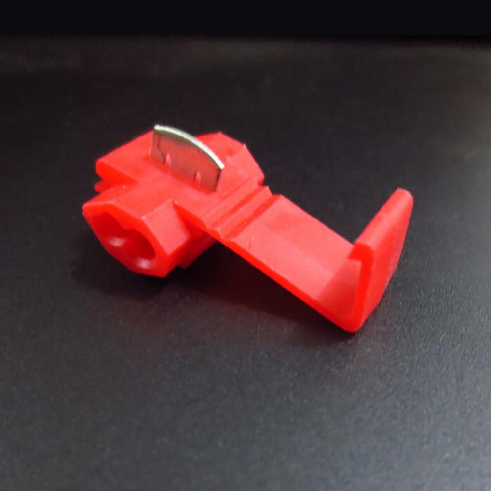 45% Sales 50Pcs Break-free Electrical Quick Splice Cable Connectors Wire Terminals Clip