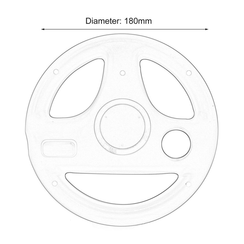 Racing Game Stuurwiel Voor Nintendo Voor Wii Controller Richting Manipuleren Wiel Afstandsbediening Beschermhoes