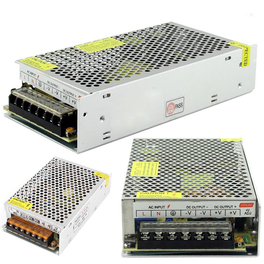 Alimentatore 5V 2A 3A 10A 20A 30A 40A 60A 70A 80A 110V 220V AC a 5 volt DC autista di alimentazione portato per luce di striscia portato