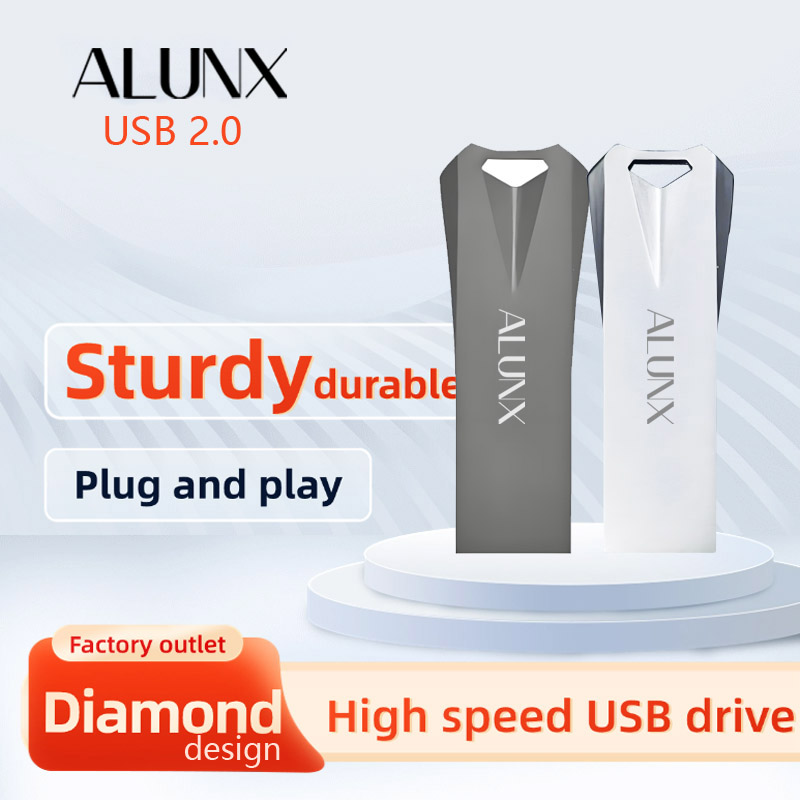 ALUNX USB Flash Drive128G Pendirve 64GB Mini Pen Drive Water Proof Metal Memory usb Stick 32GB Business 8G 4G U Disk 16GB