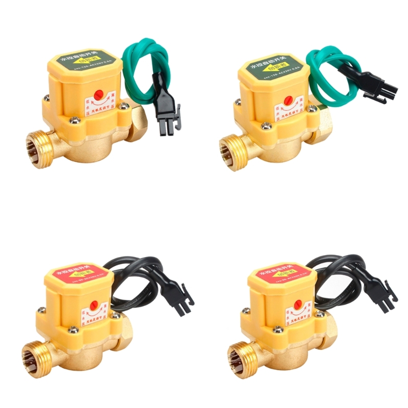 Wasserdurchflussschalter Wasserdurchflusskontrollschalter Wasserpumpe Einstellbarer Durchflusssensor G1/2 bis G1 2 4 bis G1/2