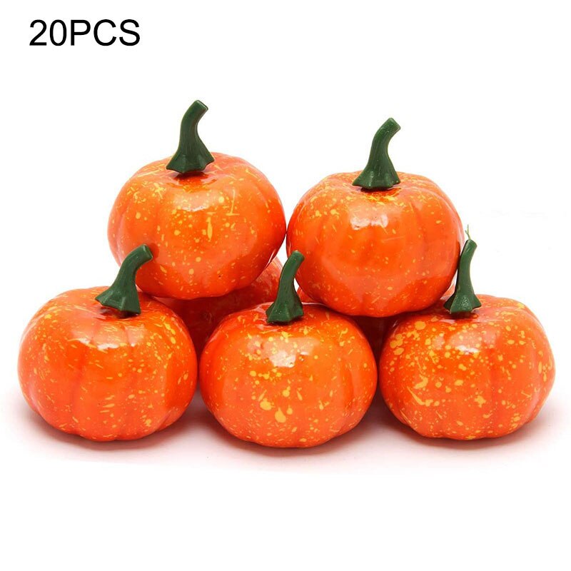 Künstliche Kürbis-Deko Aus Schaum - Stapelbar Für Herbst & Halloween Dekoration