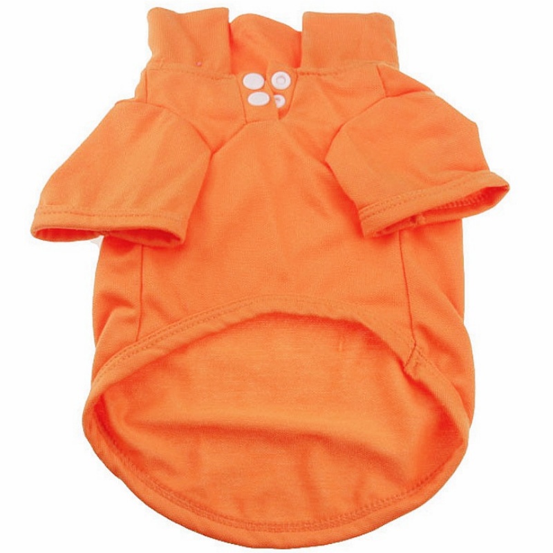 Luxe Hondenshirt Voor Kleine Honden Zomer Hond Poloshirt Schattige Zachte Puppy Kleding Effen Kat Shirt Chihuahua Hond Kleding Huisdier Kostuum: Dark Khaki / S