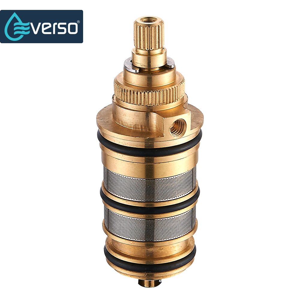 EVERSO Thermostatic valve spool copper faucet cartridge bath mixer tap shower mixing valve Adjust the Mixing Water Temperature