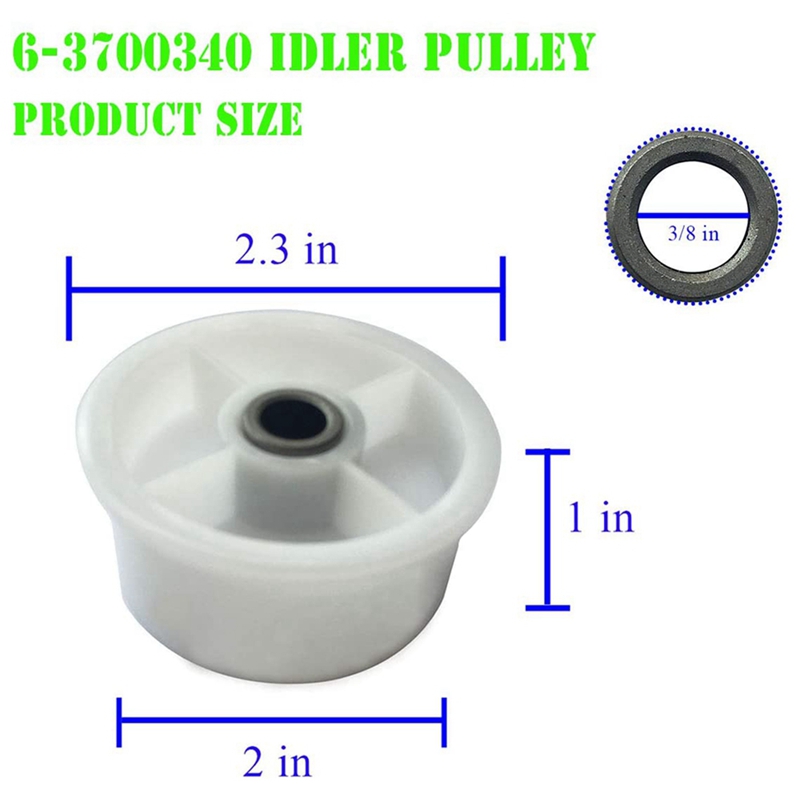 Tensor de secador 6-3700340, adecuado para Whirlpool crojong, WP6-3700340VP, 33001783, AP6009859, PS11743032