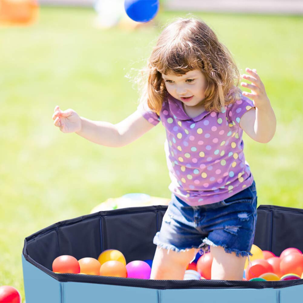 Pet Kids Foldable Pool PVC Portable Swimming Pool Reusable Dog Washing Pond