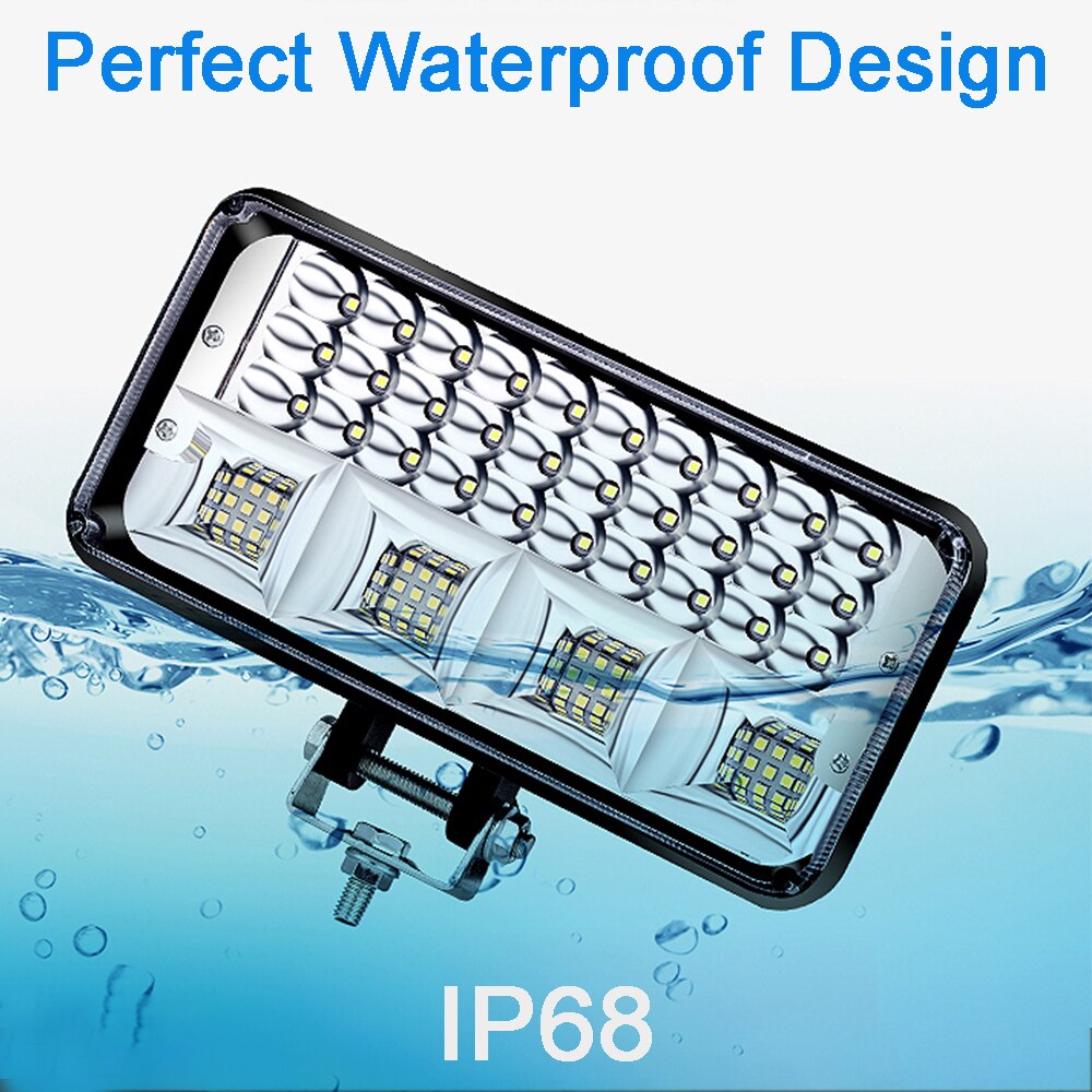 Bil led arbeidslys bar 12v 4 x 4 24v offroad suv lastebil traktor tåkelampe dampskip gravemaskin bulldoser kran hogstmaskin frontlykt