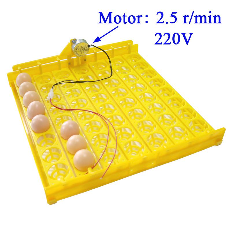 Incubadora automática de 56 huevos, 7*8 orificios, incubadora de pollos, patos y otras aves de corral, huevos, aves de corral, equipo de incubación: 220V