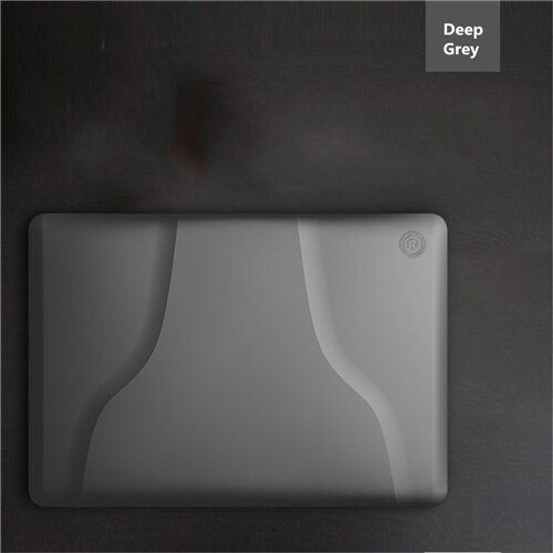 Funda cover voor huawei matebook 13 hoes voor -w19 laptophoezen, warmteafvoer voor huawei matebook 13: Donkergrijs