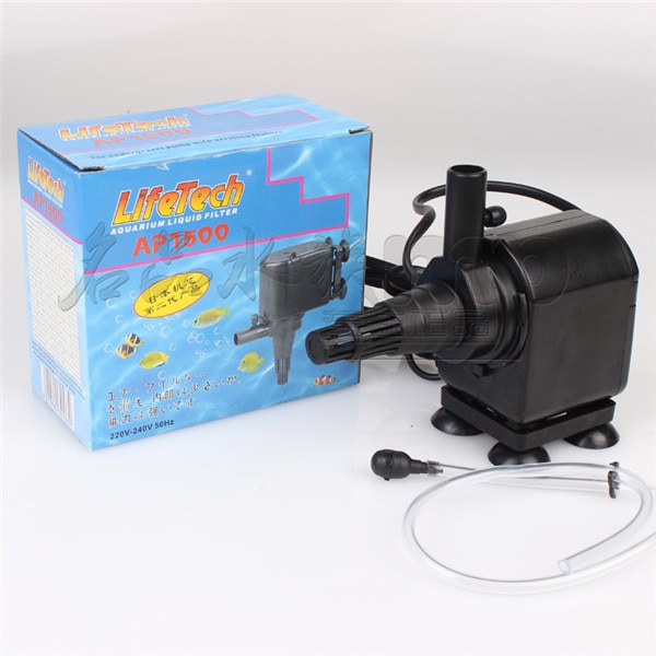 JEBO LIFETECH aquarium liquid filter three in one submersible pump AP1500 AP-1500 1100L fish tank water pump Change water pump