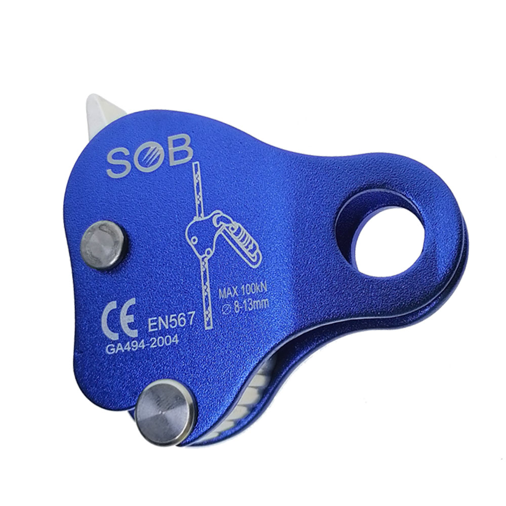 Outdoor Rope Grab Mountaineering Rock Arborist Fall Protection Cable Lanyard Protect Safety Climbing Descender stop