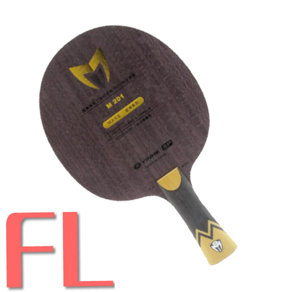 Yinhe PLC fiber table tennis blade M101 M201 Fiber Table Tennis Racket C.T.T.A.A. 5 PLY WOOD WITH 2 PLY PLC: M201 FL