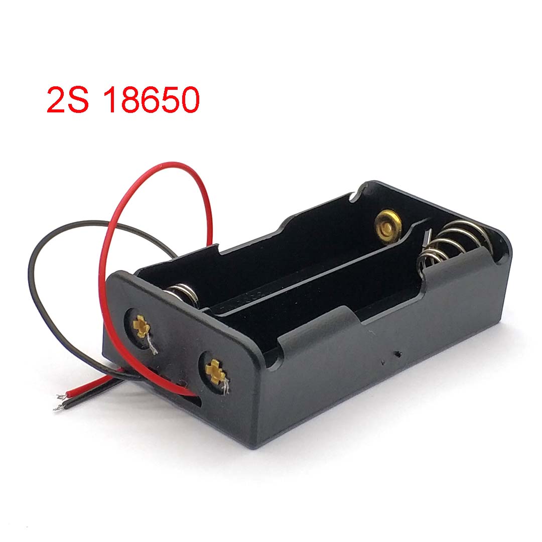 18650 Obudowy Power Bank 2 18650 Pojemnik na baterie Pojemnik na baterie 18650 Pojemnik na baterie do podłączenia równoległego / szeregowego: green