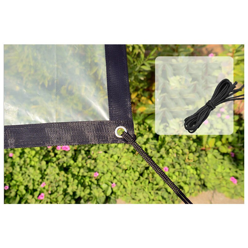 Transparent hangar isolation plante auvent ombre tissu imperméable couverture parasol balcon ombre filet pour plantes succulentes fleurs