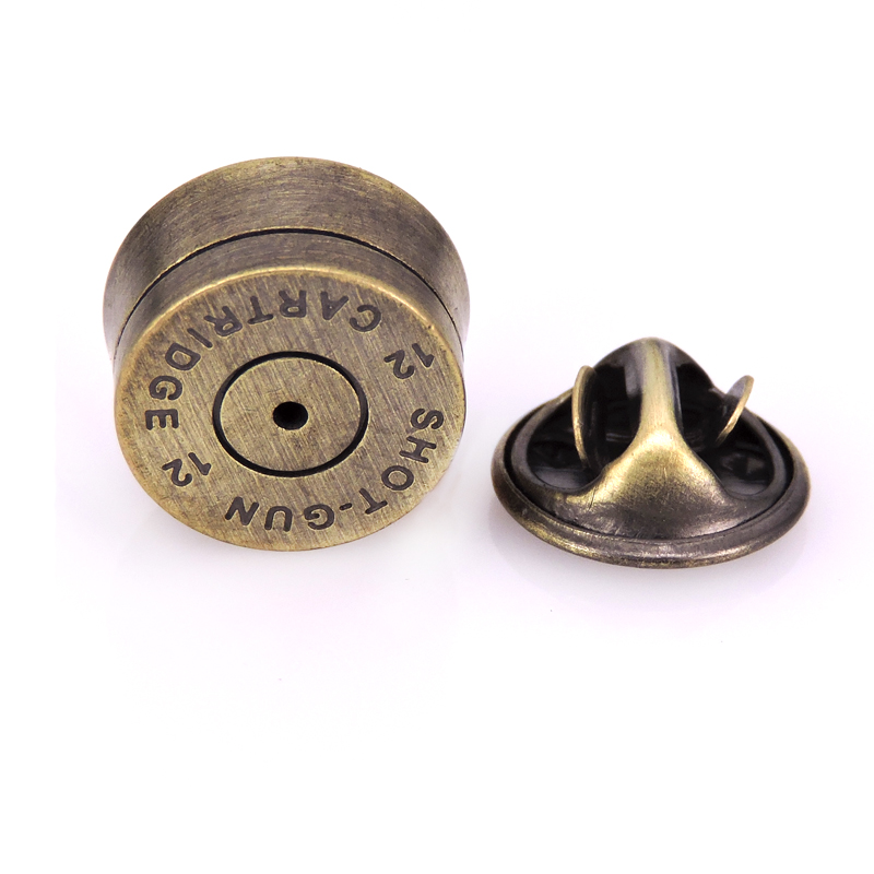 broche de bala, broche de traje de para hombre, insignia para solapa, Pin para camisa de boda para hombre, Pin de joyería de para solapa