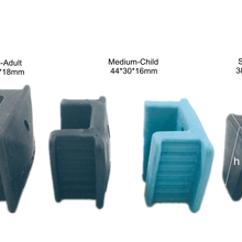 2pcs/Box Dental Silicone Mouth Prop Bite Block Tongue Piercing SS Inner LMS Durable 135℃