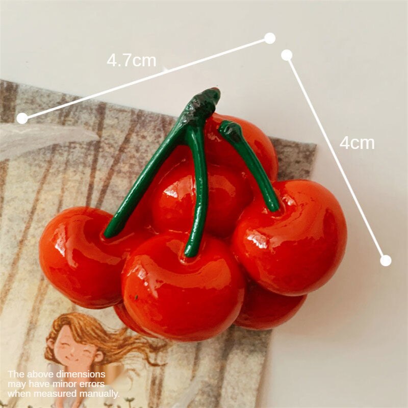 Creatieve Cartoon Voedsel Magneet Fruit/Ei/Koffie Leuke Koelkast Magnetische Stickers Foto Magnetische Sticker Home Decoraties