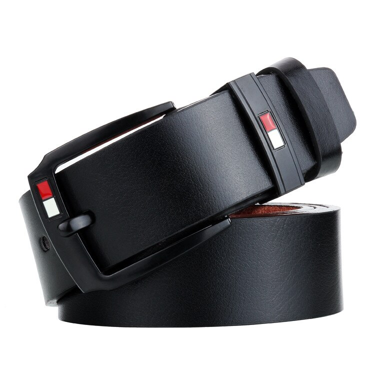 110 115 125Cm Lederen Mannen Leisure Riem Pin Gesp Goede Grote Maat Mannelijke Riemen Luxe riem Heren: 2 / 110 CM