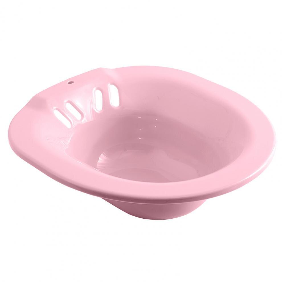 Excelente lavabo de baño de gran capacidad, lavabo para el cuidado del inodoro, para bañera de pacientes, 3 colores: Rosa
