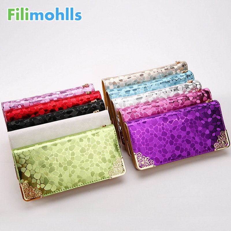 Long Wallets Ladies PU Leather Zipper Purse Card Holders Clutch bag Wallet Women Female Carteira Feminina S1262