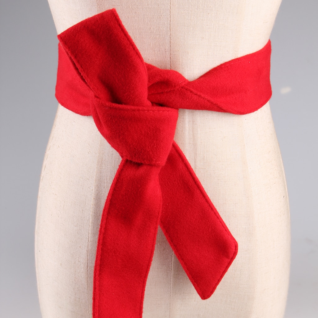 Ceinture de ceinture en laine unie pour femme pour manteau en laine manteau d'hiver