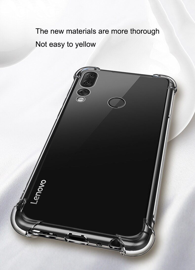 Étui Transparent en Silicone souple pour Lenovo Z6 Llite jeunesse Pro Z5S Z5 K8 Plus Note étui complet antichoc Transparent