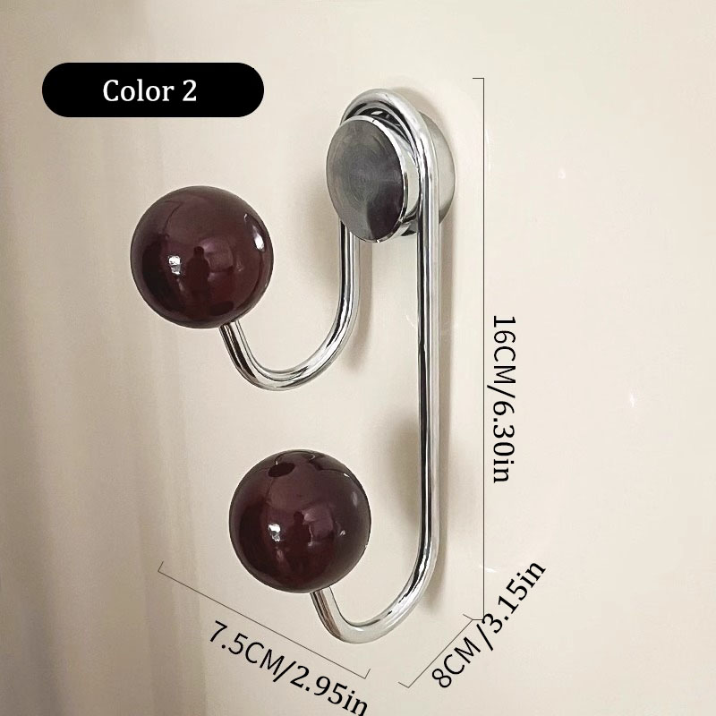 Multifunctionele Opslag Koelkast Magnetische Haak Niet-Ponsen Gootsteen Veranda Deur Kast Magneet Hanger Haken Voor Keuken Badkamer: plum