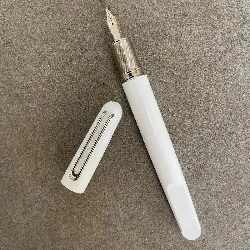 Escritura serie M con tapa de atracción magnética MB pluma estilográfica Rollerball soporte de resina colorida bonitos de suave: YELLOW / OBB