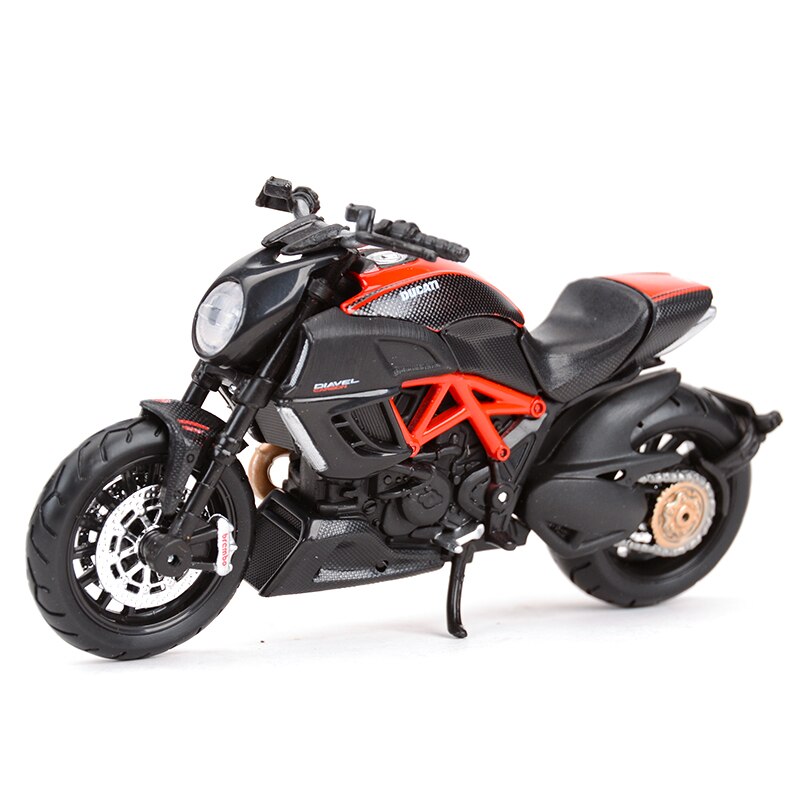 Maisto 1:18 Ducati Diavel Carbon 1199Panigale 1098S 748 848 Hypermotard Mostro Supersport S Pressofuso in Lega Modello di Moto Giocattolo: Diavel Carbon