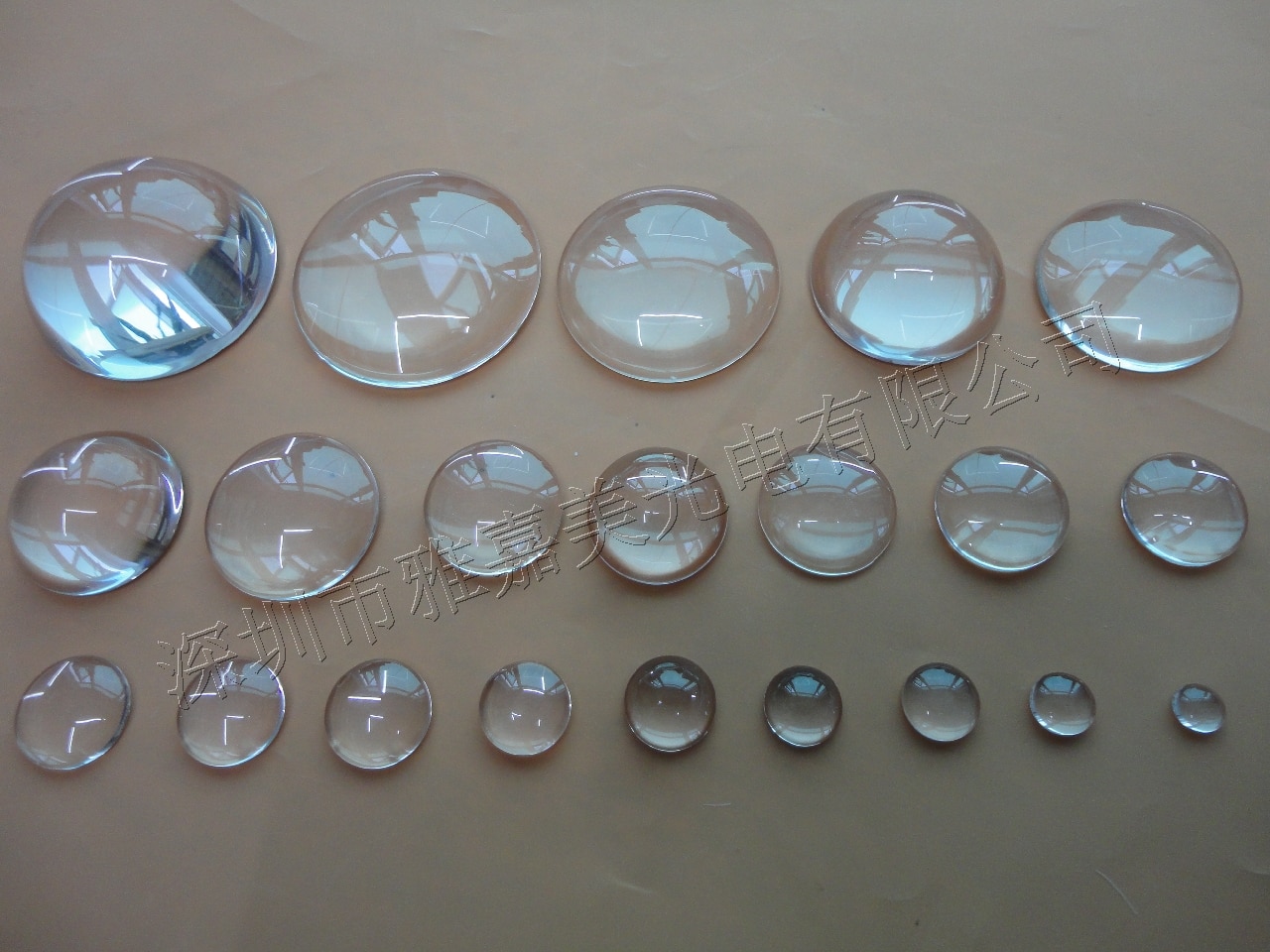 Lente LED de vidrio óptico Plano convexo, longitud Focal, 6, 8, 10, 12, 13, 14, 15, 16, 20, 25, 30 y 40 mm