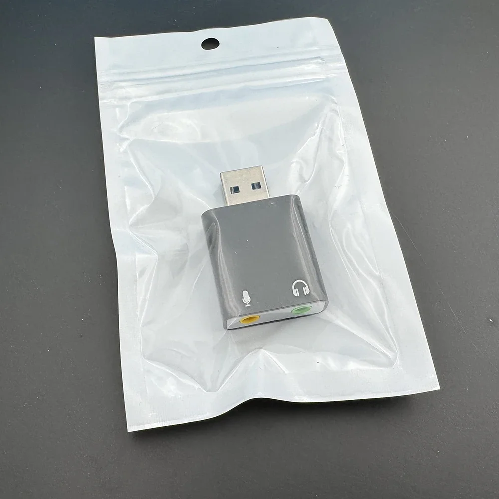 Placa de som interface de áudio usb adaptador de fone de ouvido placa de som para microfone alto-falante computador portátil placa de som externa