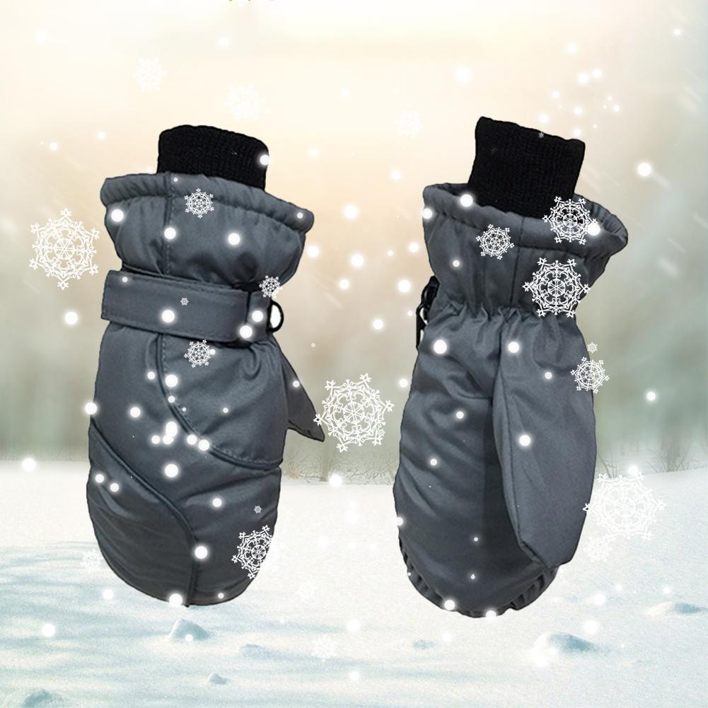 Children's Thick Warm Gloves Winter Ski Waterproof Windproof Gloves Children Outdoor Play Snow Antifreeze Gloves