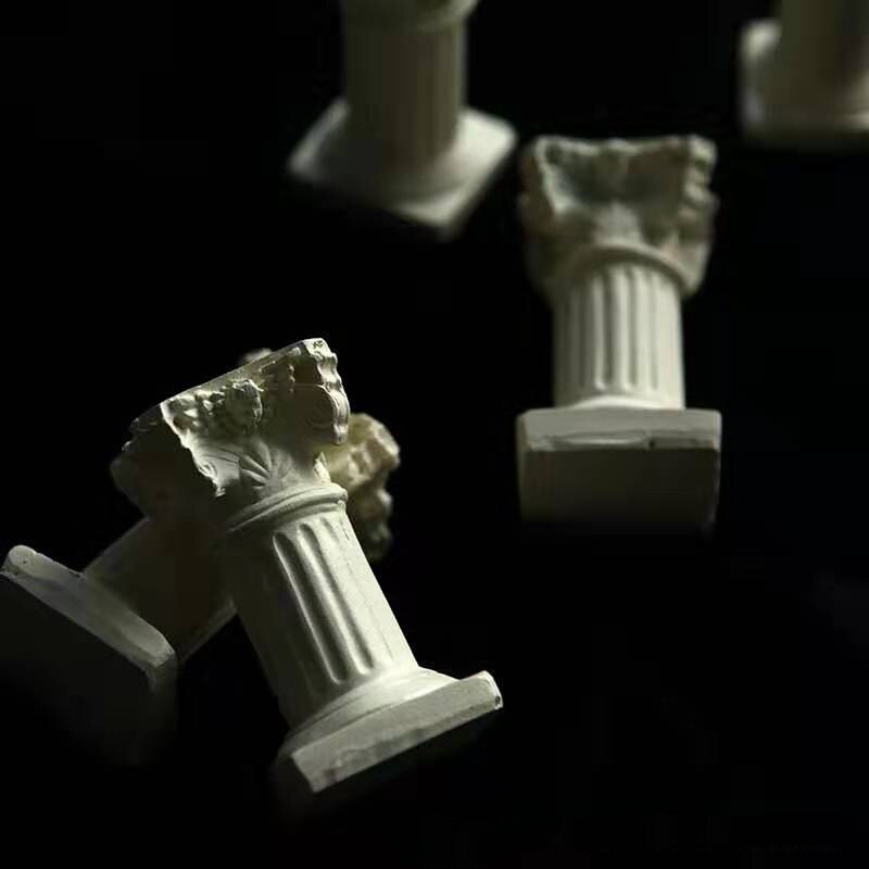 Roman column Ivory Wind control blow out LED Candle holder birthday Candles Electric home Wedding Decoration photography props