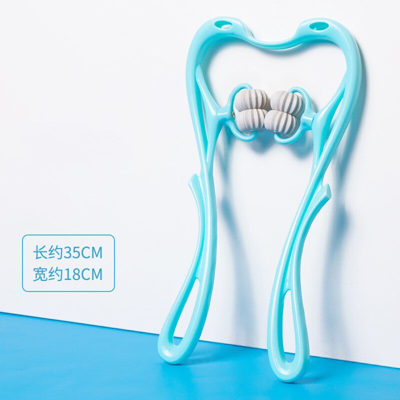 Pressure Point Therapy Neck Massage Tool Pressure Relieve Hand Roller Massage Neck Shoulder Dual Trigger Point Self Massager: A9