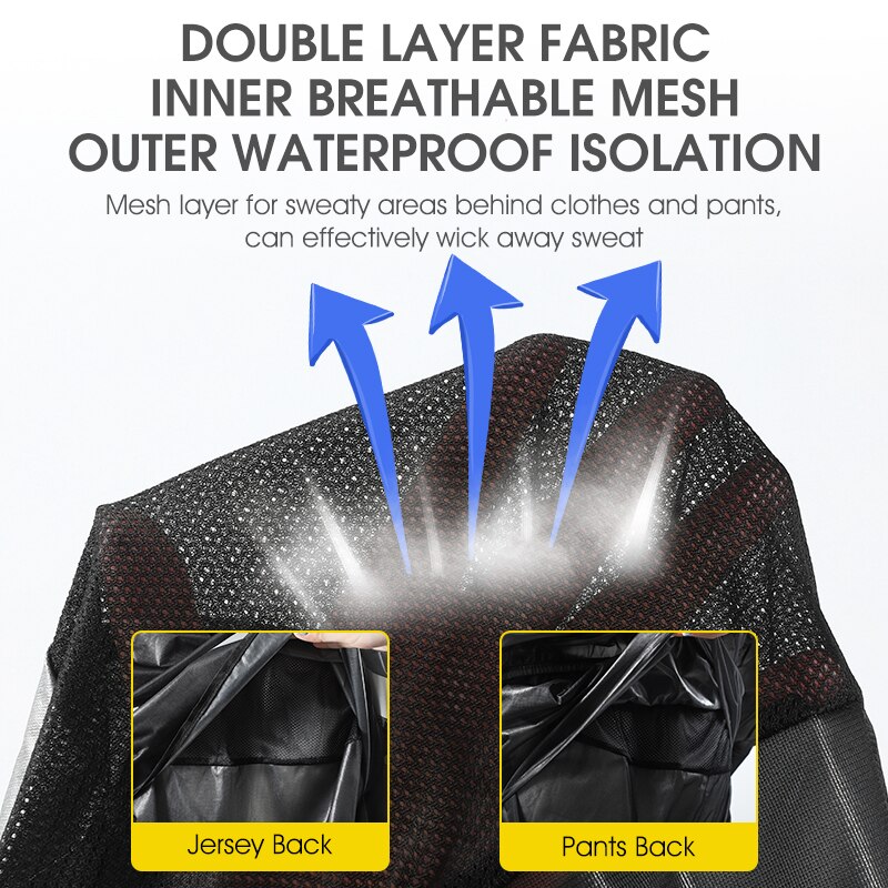 WEST BIKING-chubasquero impermeable para ciclismo, impermeable a prueba de viento, reflectante, chaqueta de ciclismo para bicicleta de montaña y carretera, pantalones, traje, ropa para hombre y mujer